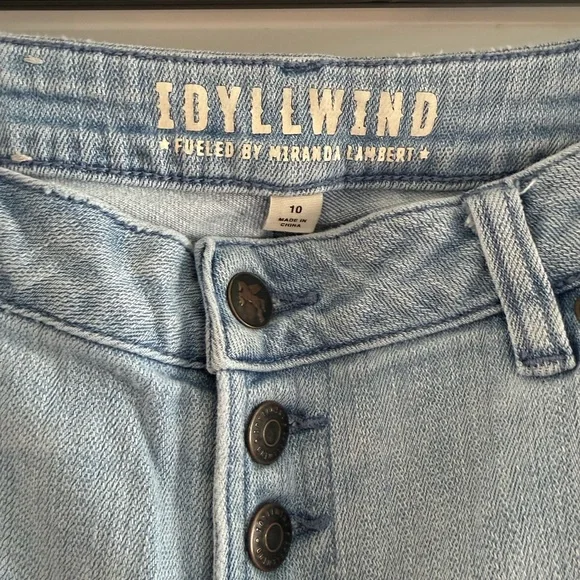 Idyllwind Light Blue Flare Jeans - Picture 3 of 6